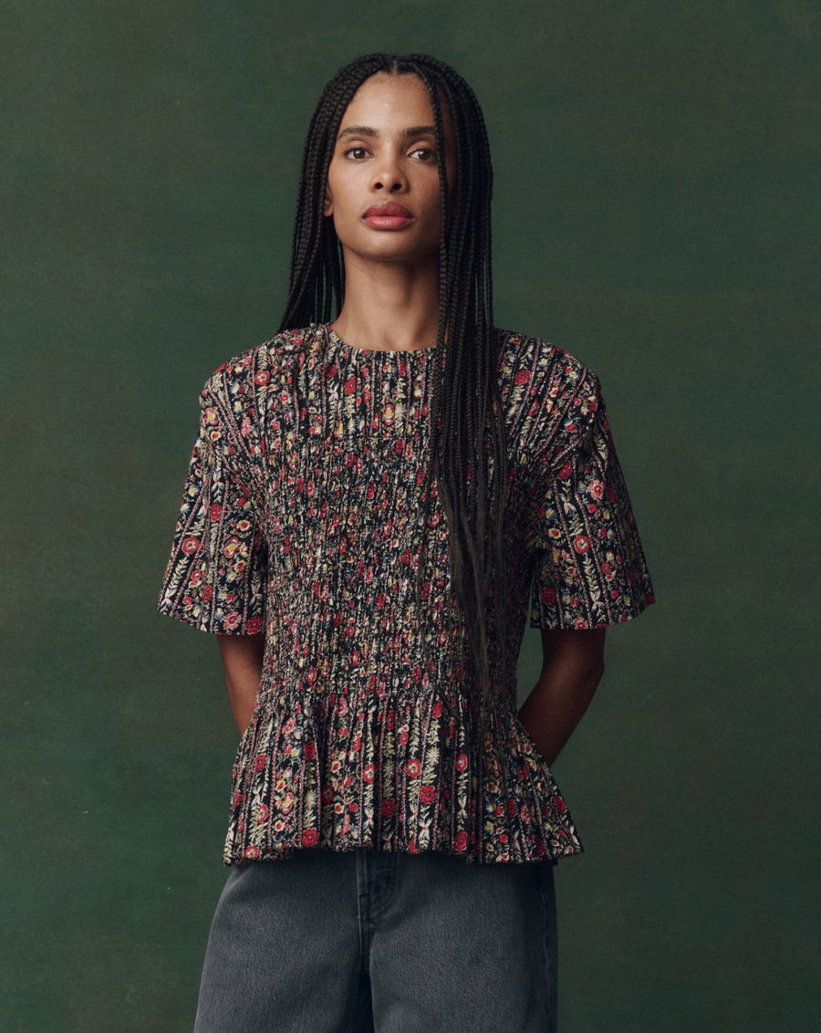 The Smocked Flounce Top