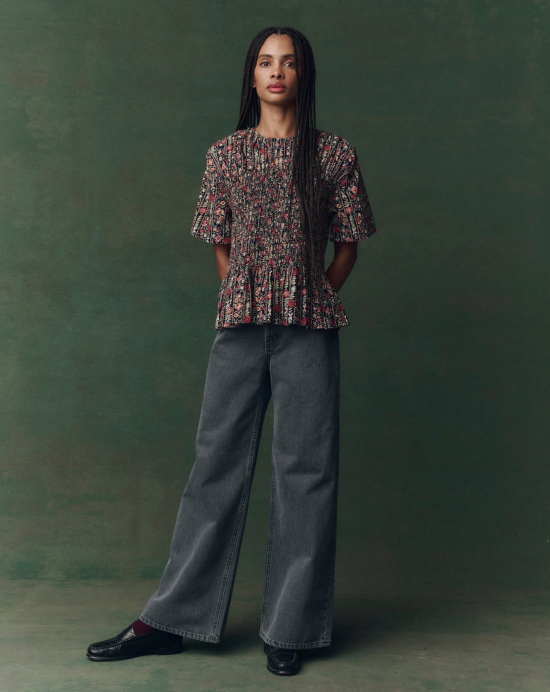 The Smocked Flounce Top