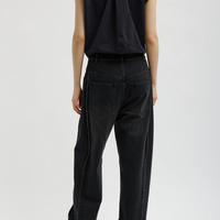 Nylon Shirred Neck Top