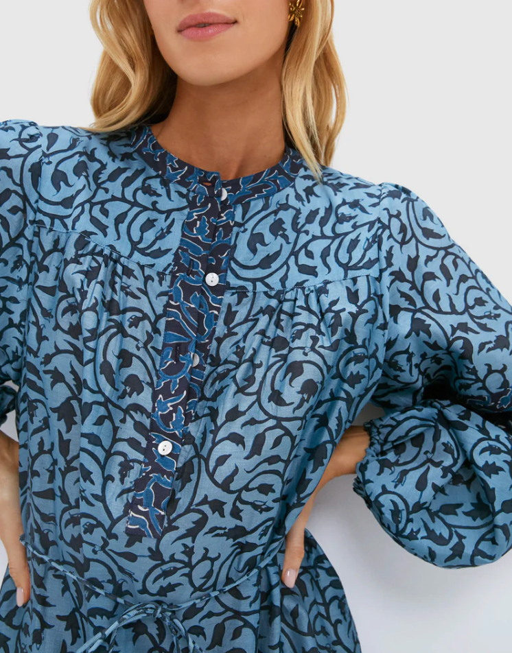 Viviana Indigo Dress