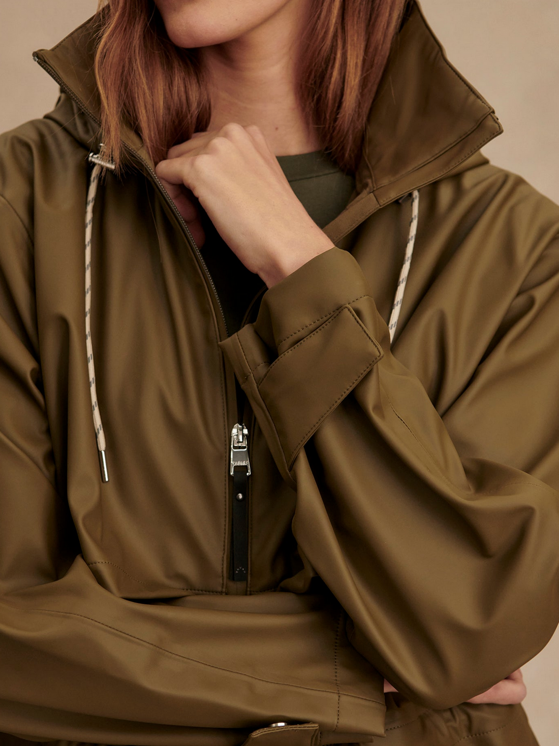 Alyssa Rain Jacket Olive