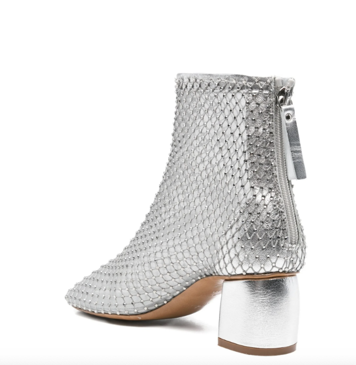Strass Mesh Ankle Boot