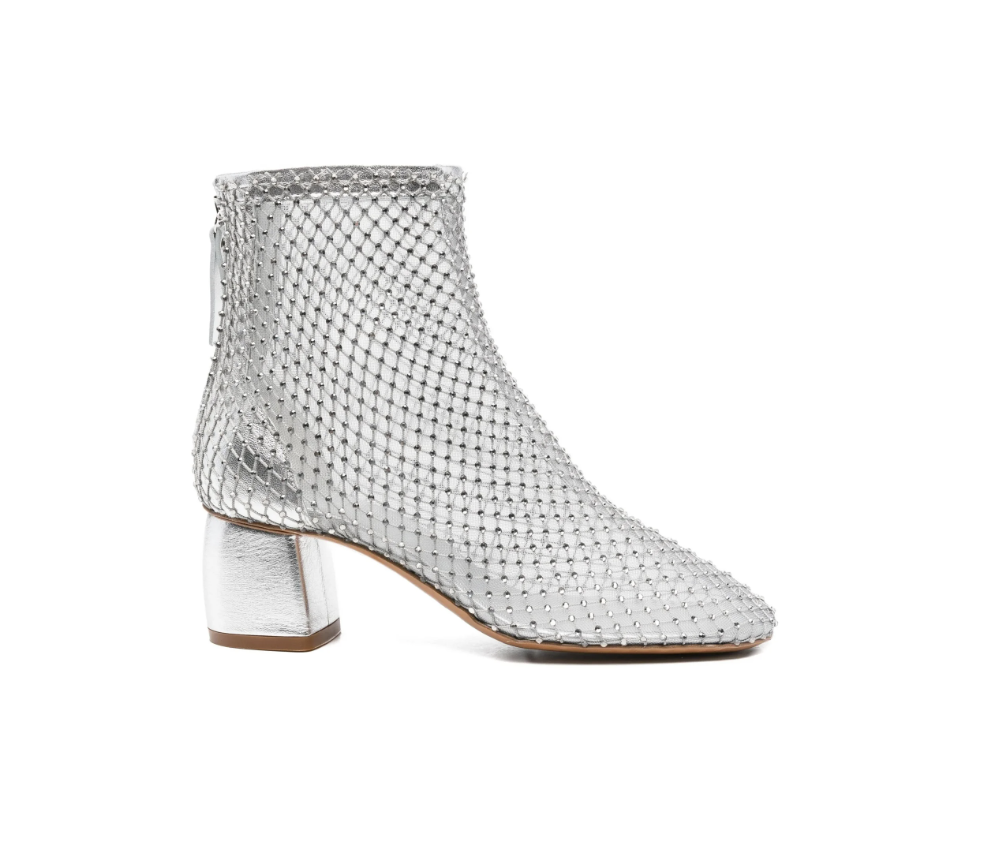 Strass Mesh Ankle Boot