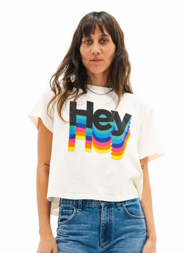 Hey Cropped Tee