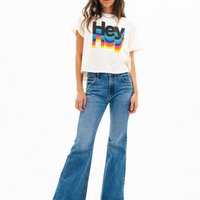 Hey Cropped Tee