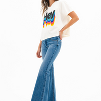 Hey Cropped Tee