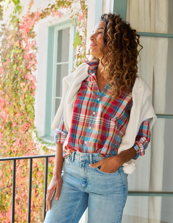 Barry Primary Color Button Up