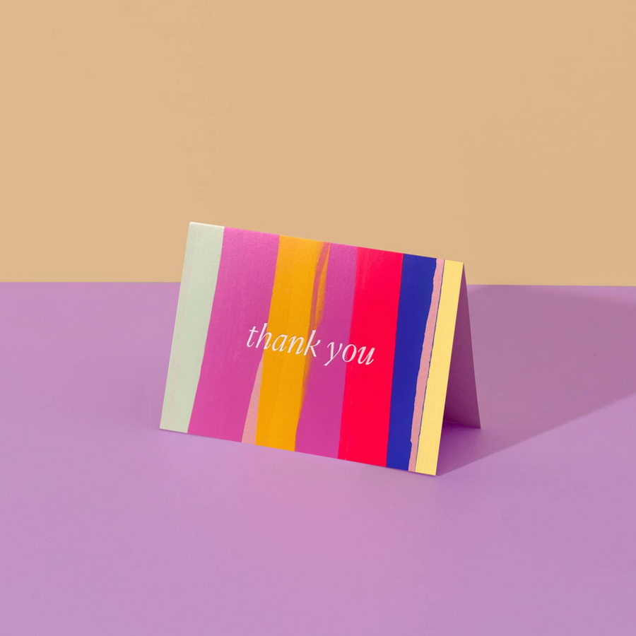 Stripe Thank You Set
