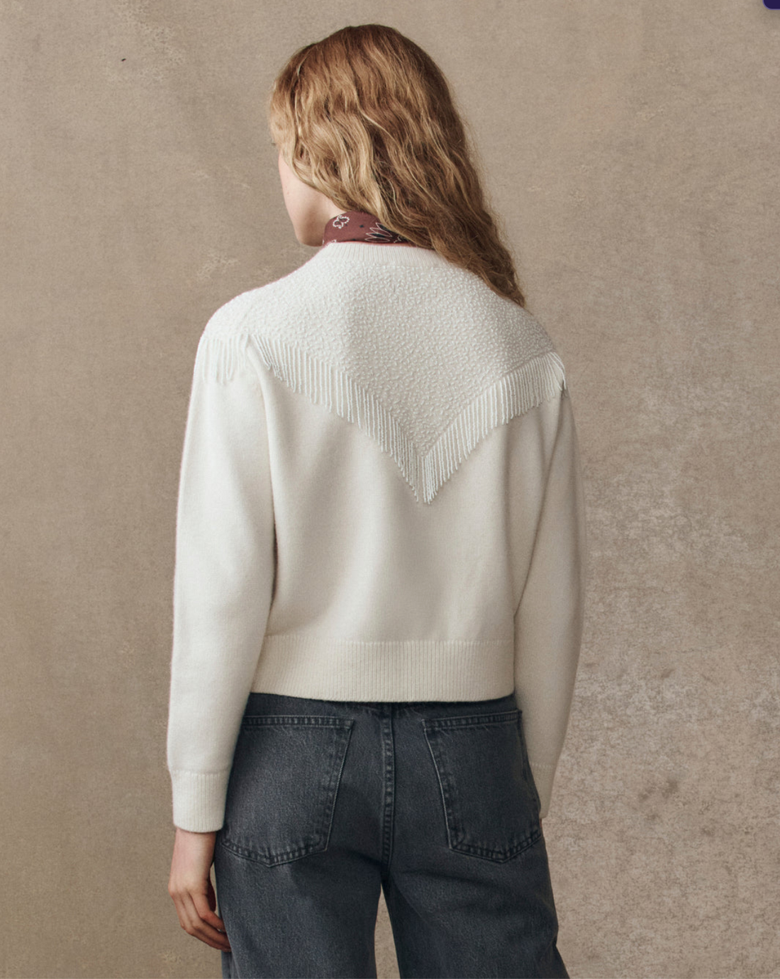 The Beaded Fringe Cardigan