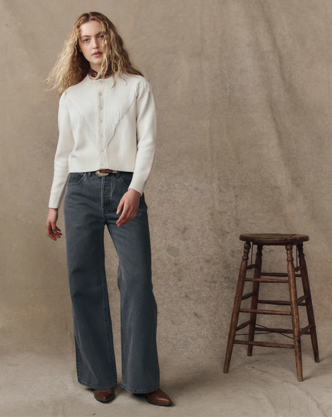 The Beaded Fringe Cardigan