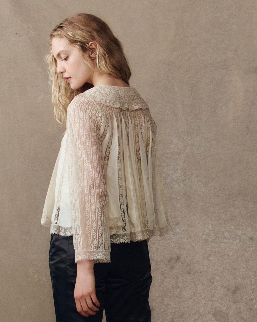 The Keepsake Lace Collared Top