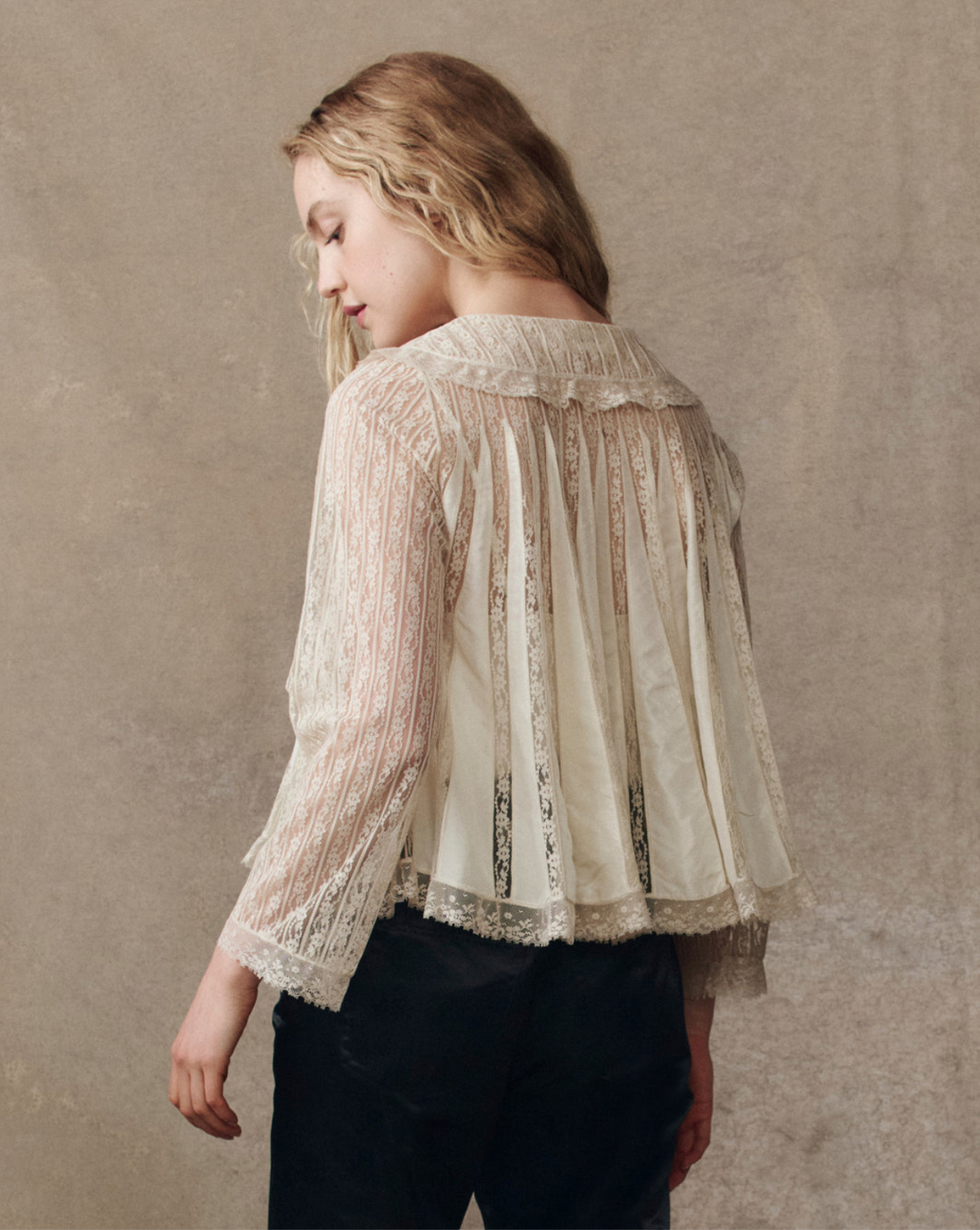 The Keepsake Lace Collared Top