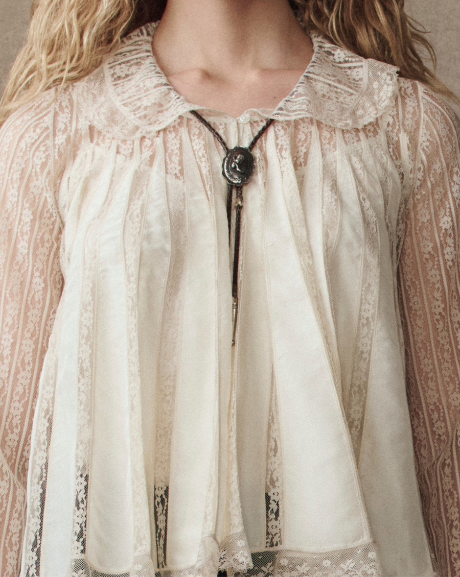 The Keepsake Lace Collared Top