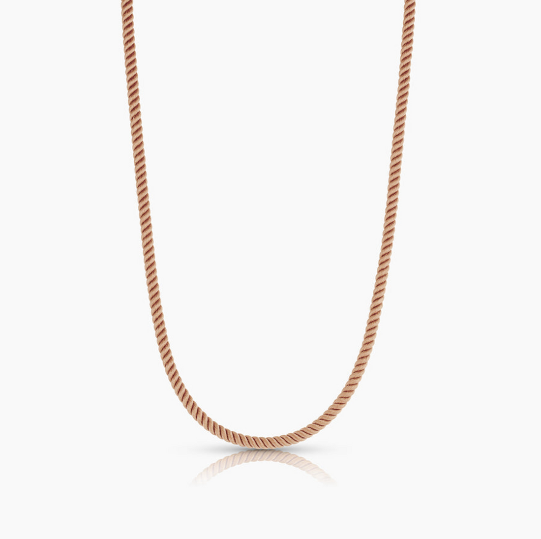 Coco Sand Silk Cord Necklace