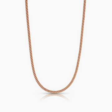 Coco Sand Silk Cord Necklace