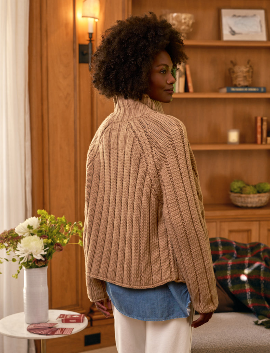 Mini Cotswald Cardigan Camel