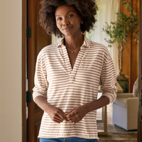 Patrick Camel Stripe Henley