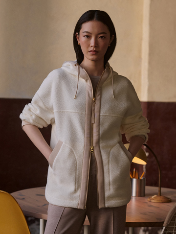 Fey Relaxed Fleece Egret