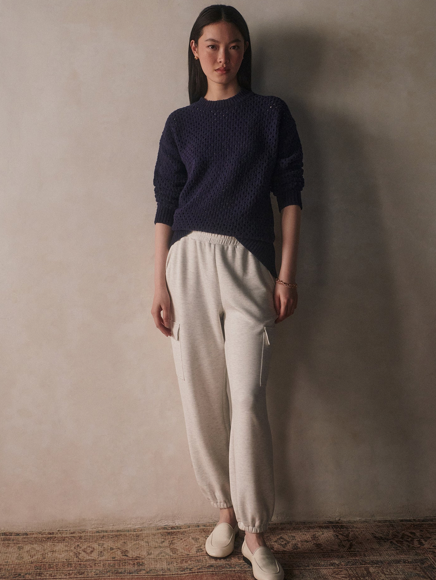 Grady Boucle Sweater Blue