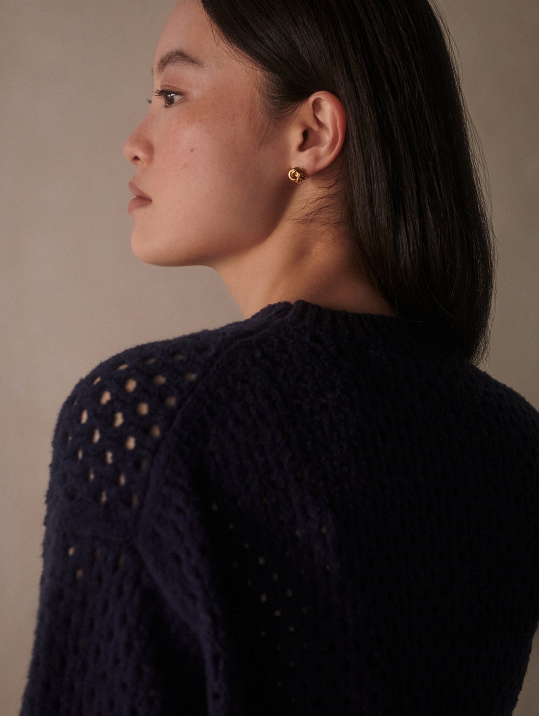 Grady Boucle Sweater Blue