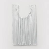 Pleated Metallic Baggu