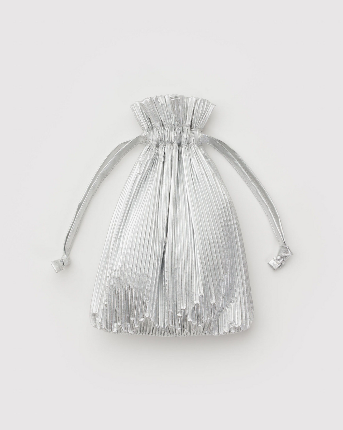 Pleated Metallic Baggu