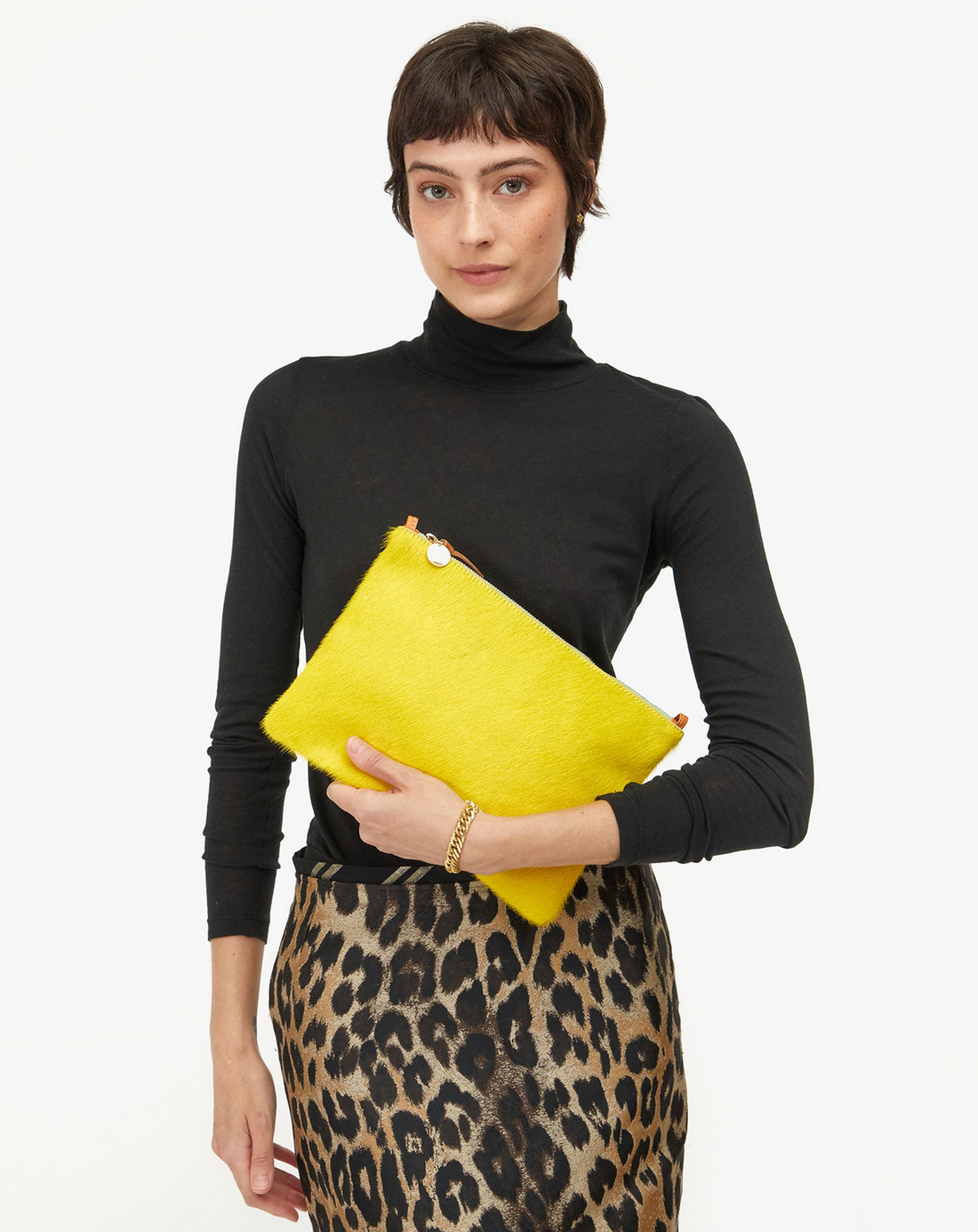 Flat Clutch Citron