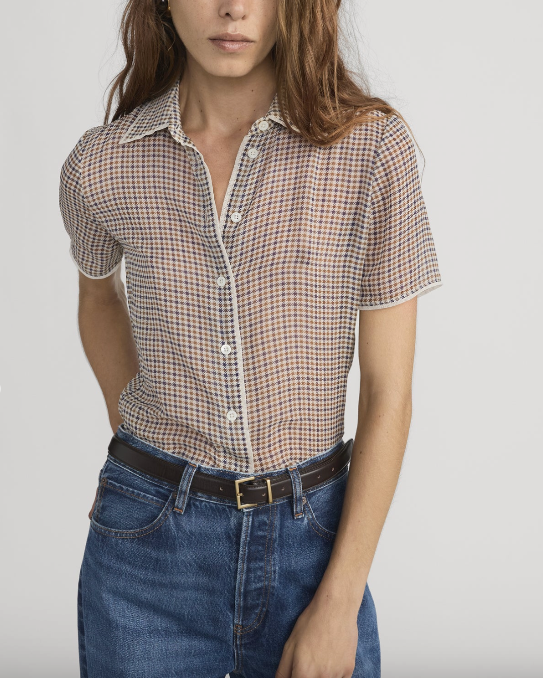 The Houndstooth Top