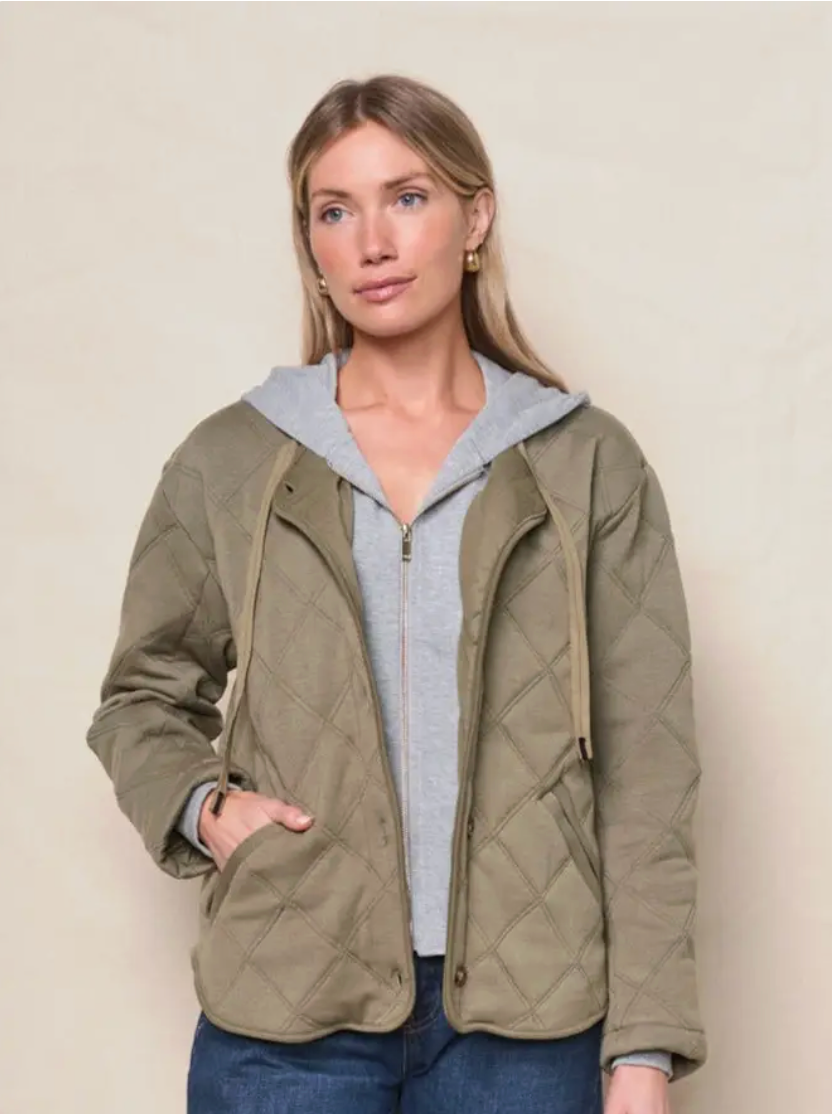 Quilted Hooded Jacket