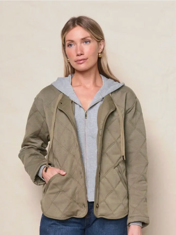 Quilted Hooded Jacket