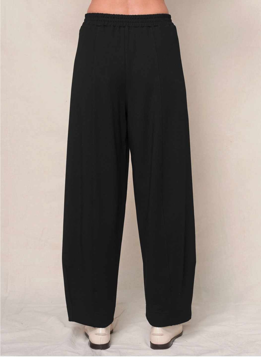 Luxe Ponte Barrel Trouser