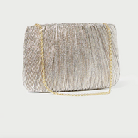 Brit Pleated Clutch