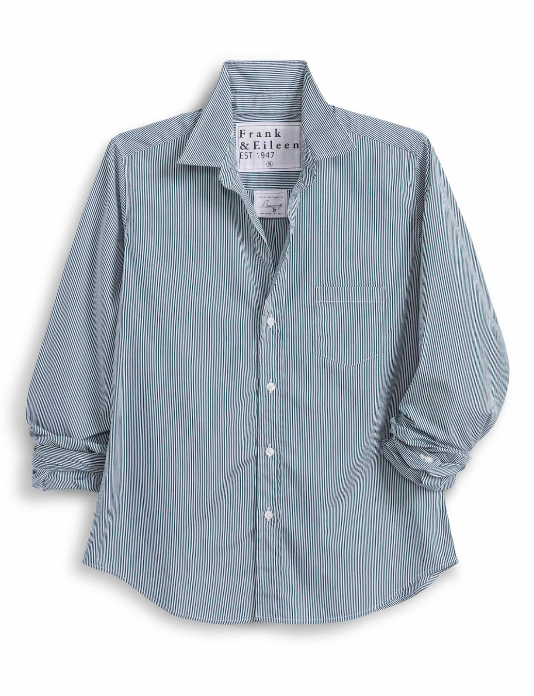 Barry Green Stripe Button Up