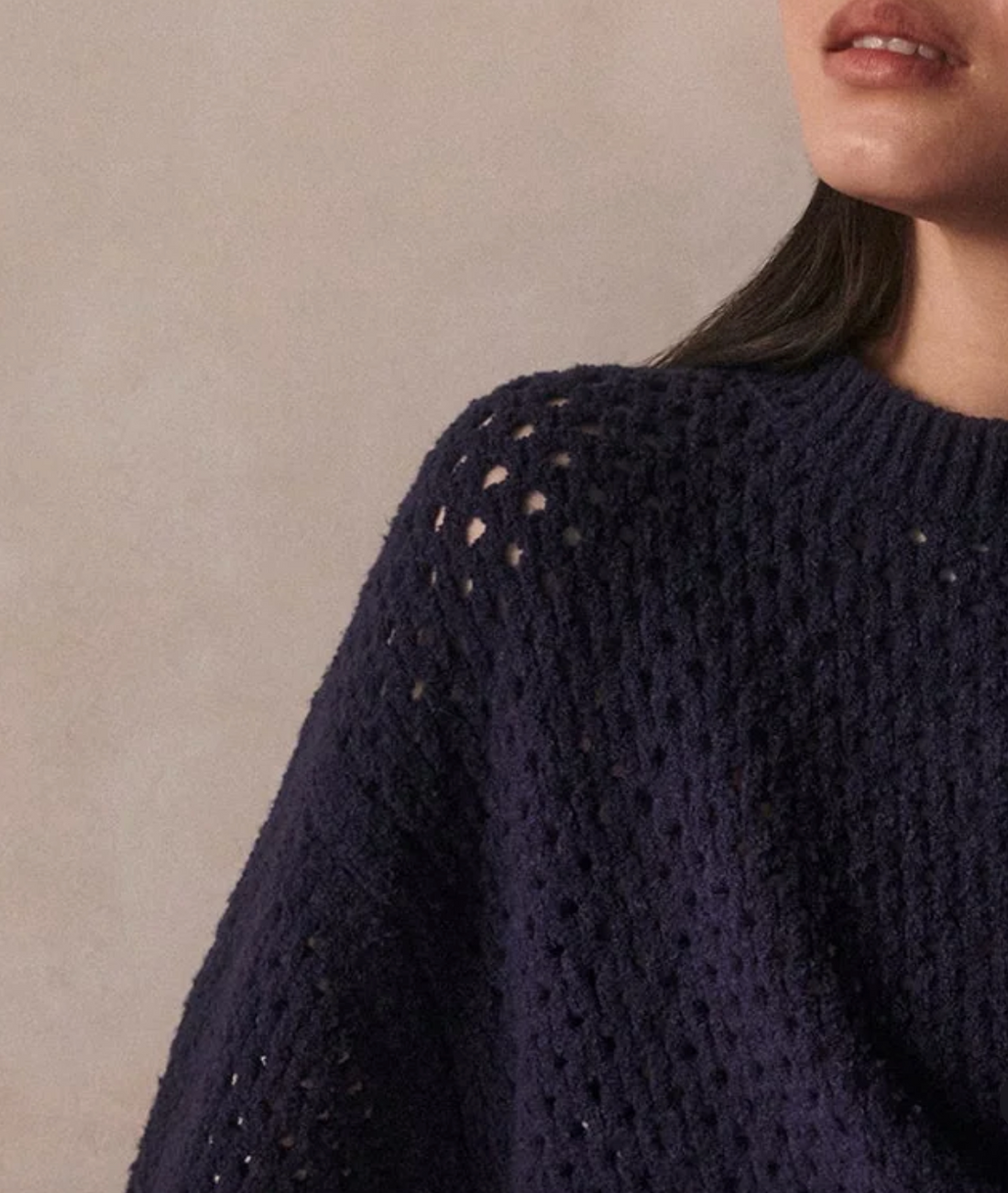 Grady Boucle Sweater Blue