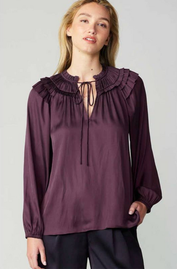 Shoulder Ruffle Top