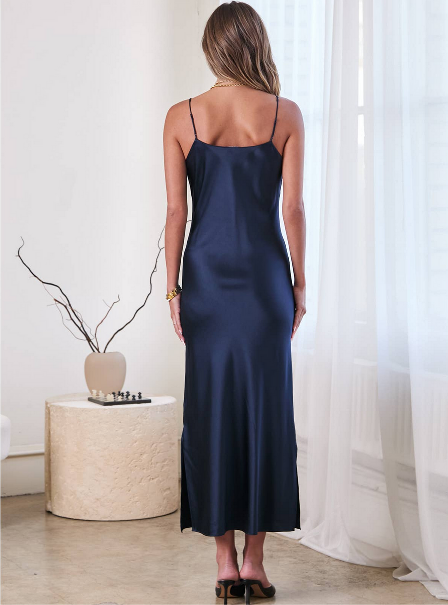 Silk Cami Midi Dress