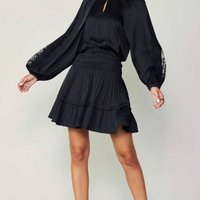 Lace Sleeve Mini Dress