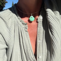 Coquille Chrysoprase Charm