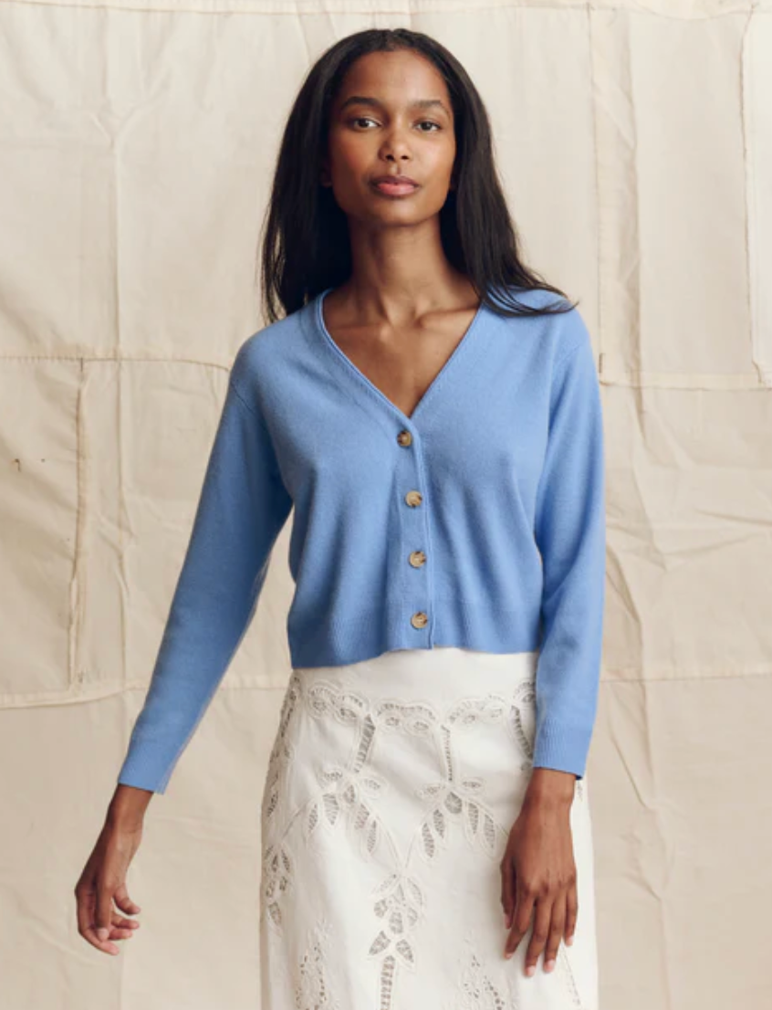 The Tiny V-Neck Cardigan