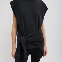 Sweatshirting Sleeveless Easy Top