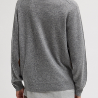 Cut Out Sleeve Crewneck