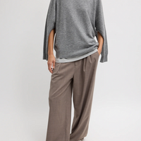 Cut Out Sleeve Crewneck