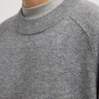 Cut Out Sleeve Crewneck