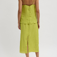 The Crinkle Slip Skirt