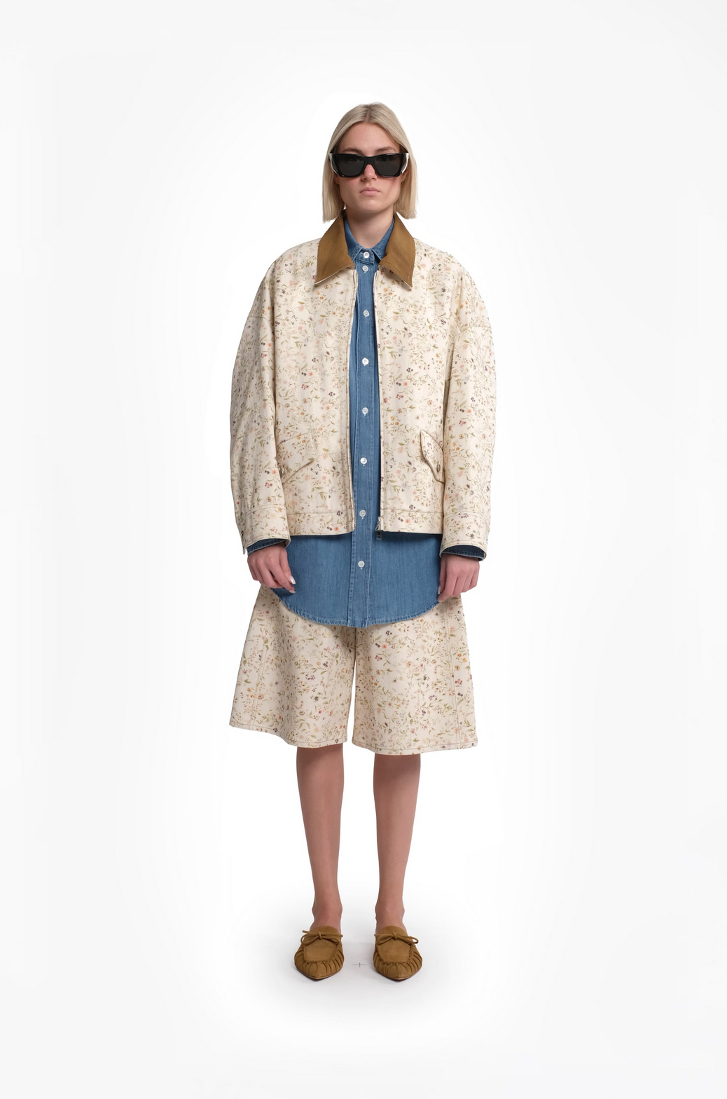 Floral Print Light Jacket
