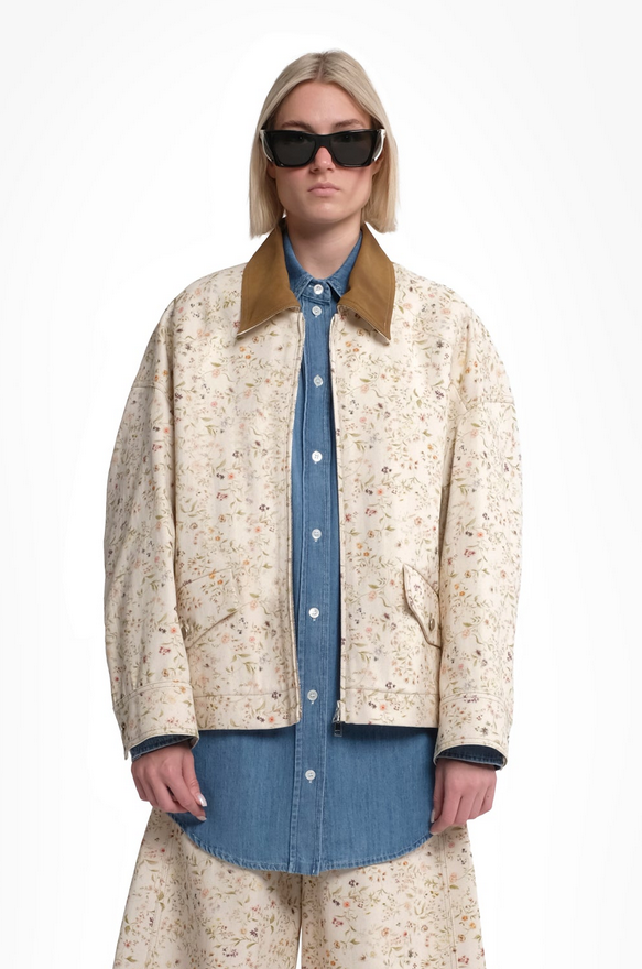 Floral Print Light Jacket