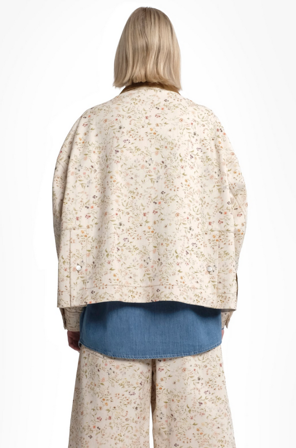Floral Print Light Jacket