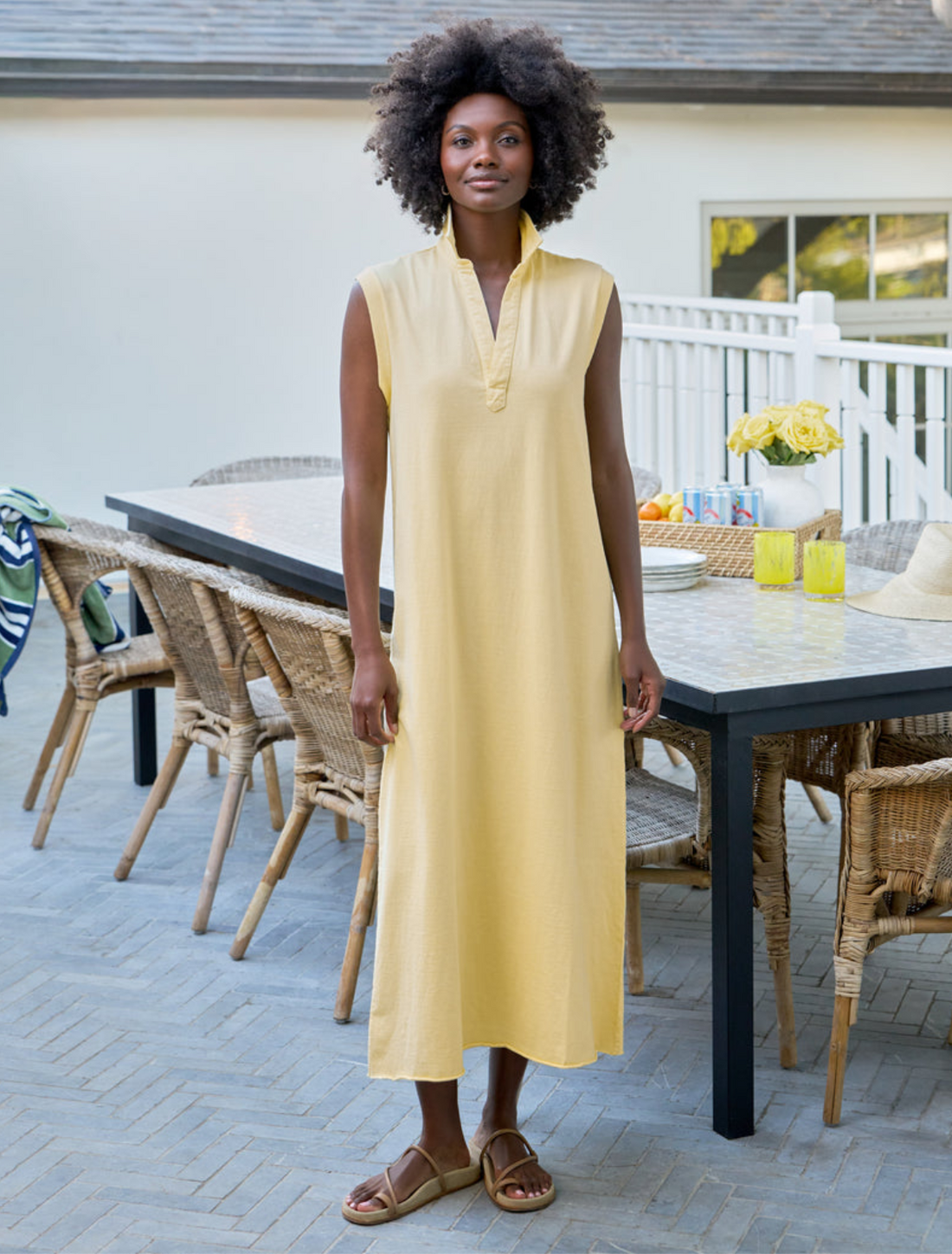 Lily Popover Henley Dress