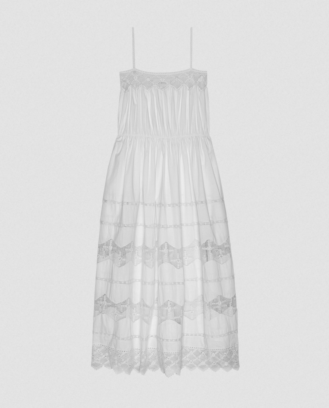 The Rosette Crochet Dress