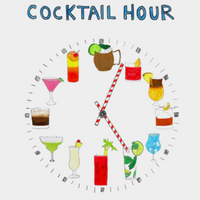 Cocktail Hour Crop Tee